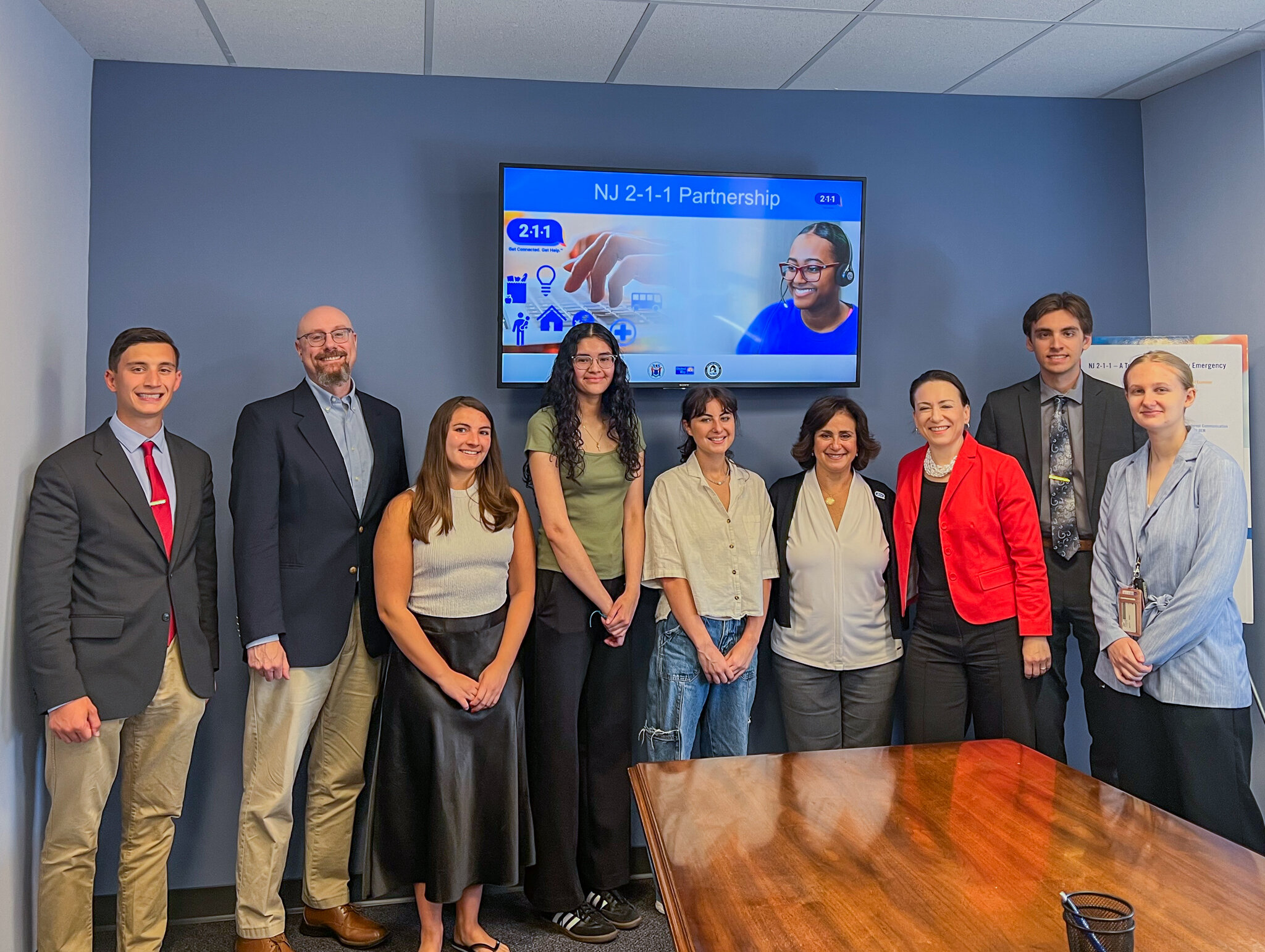 CEO Melissa Acree and COO Kevin Donahue meet with Assemblywoman Aura Dunn & her interns.